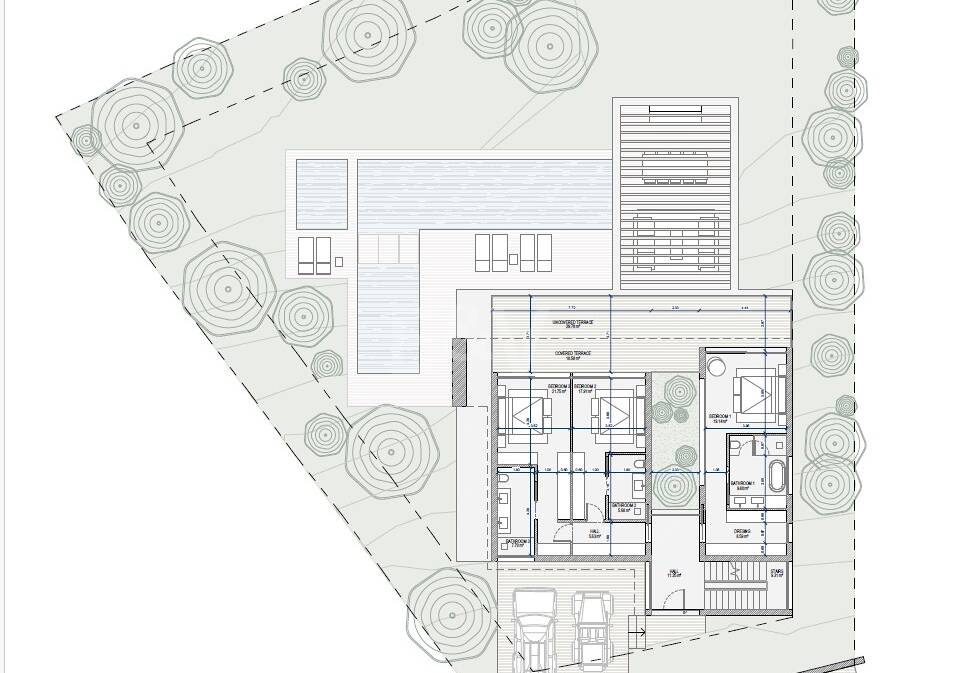Duży plac budowlany z projektem w El Rosario