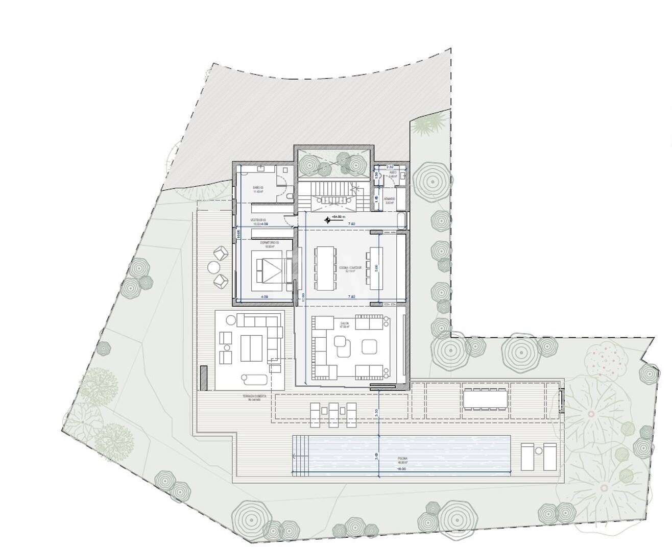 South-Facing Plot with Project in El Rosario