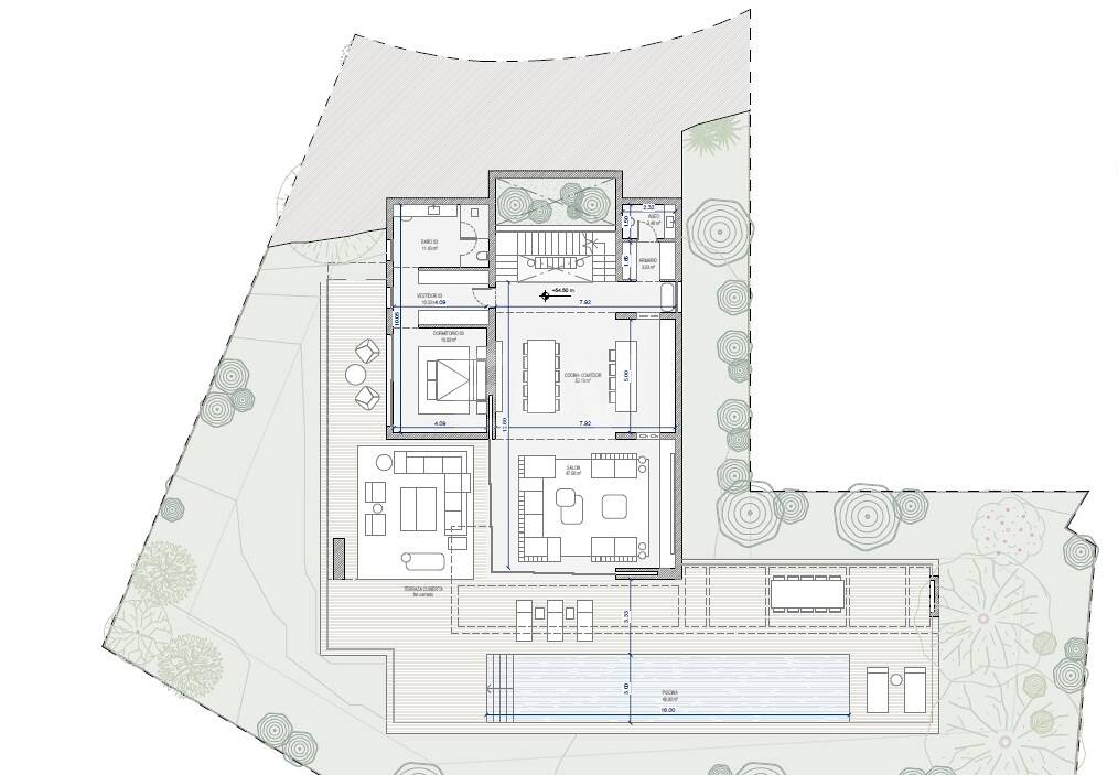 South-Facing Plot with Project in El Rosario