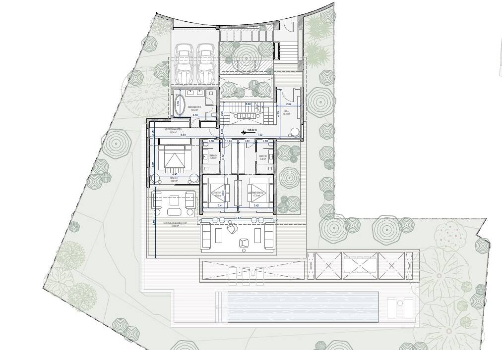 South-Facing Plot med projekt i El Rosario