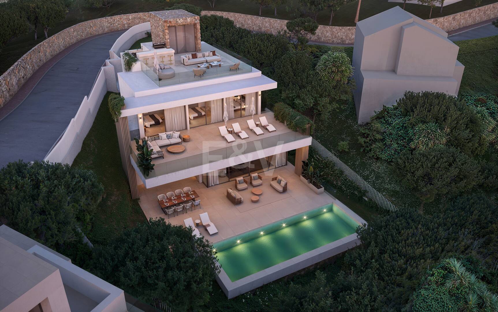 South Facing Plot with Project in El Rosario