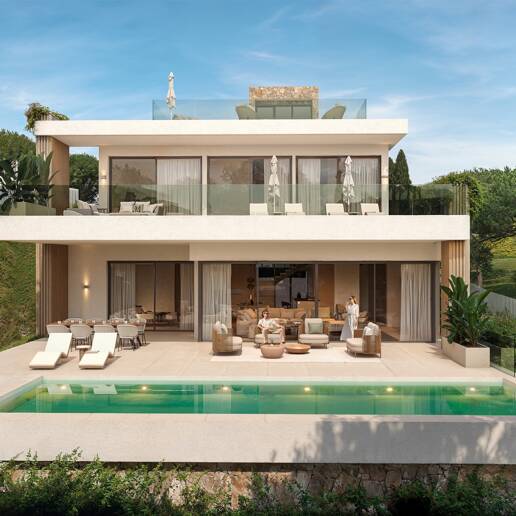 South Facing Plot with Project in El Rosario