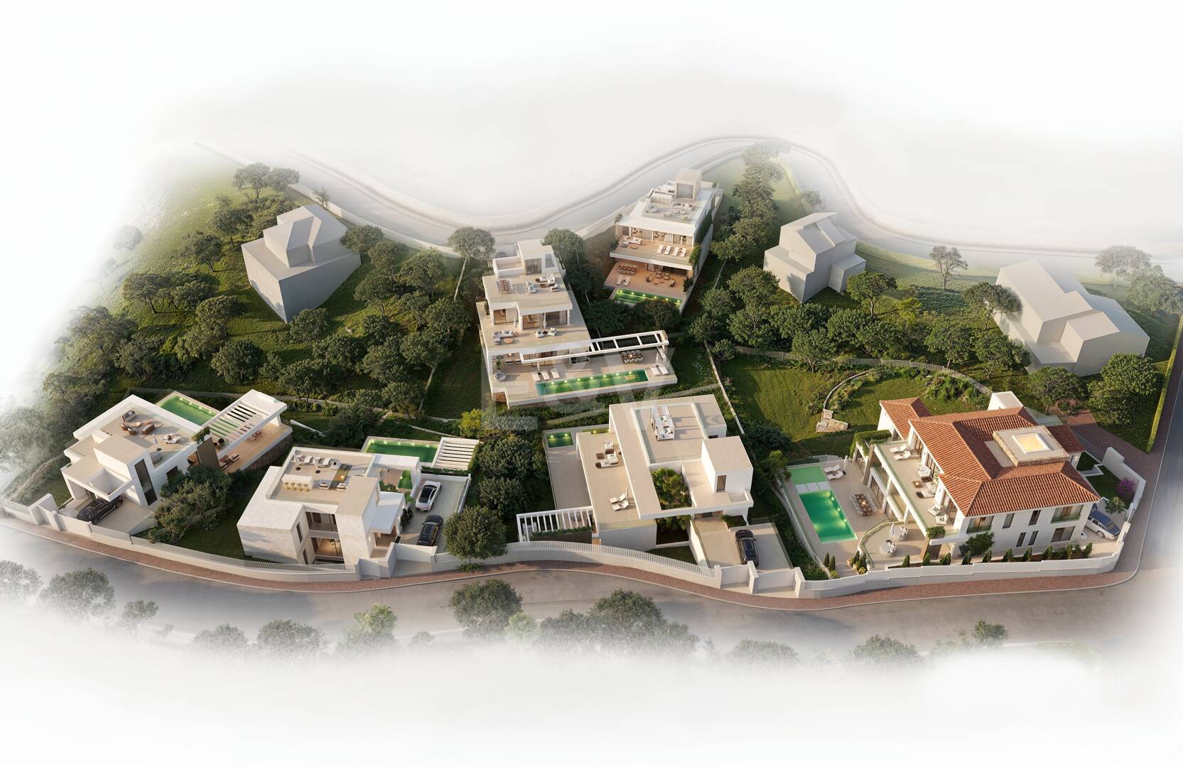 South Facing Plot with Project in El Rosario