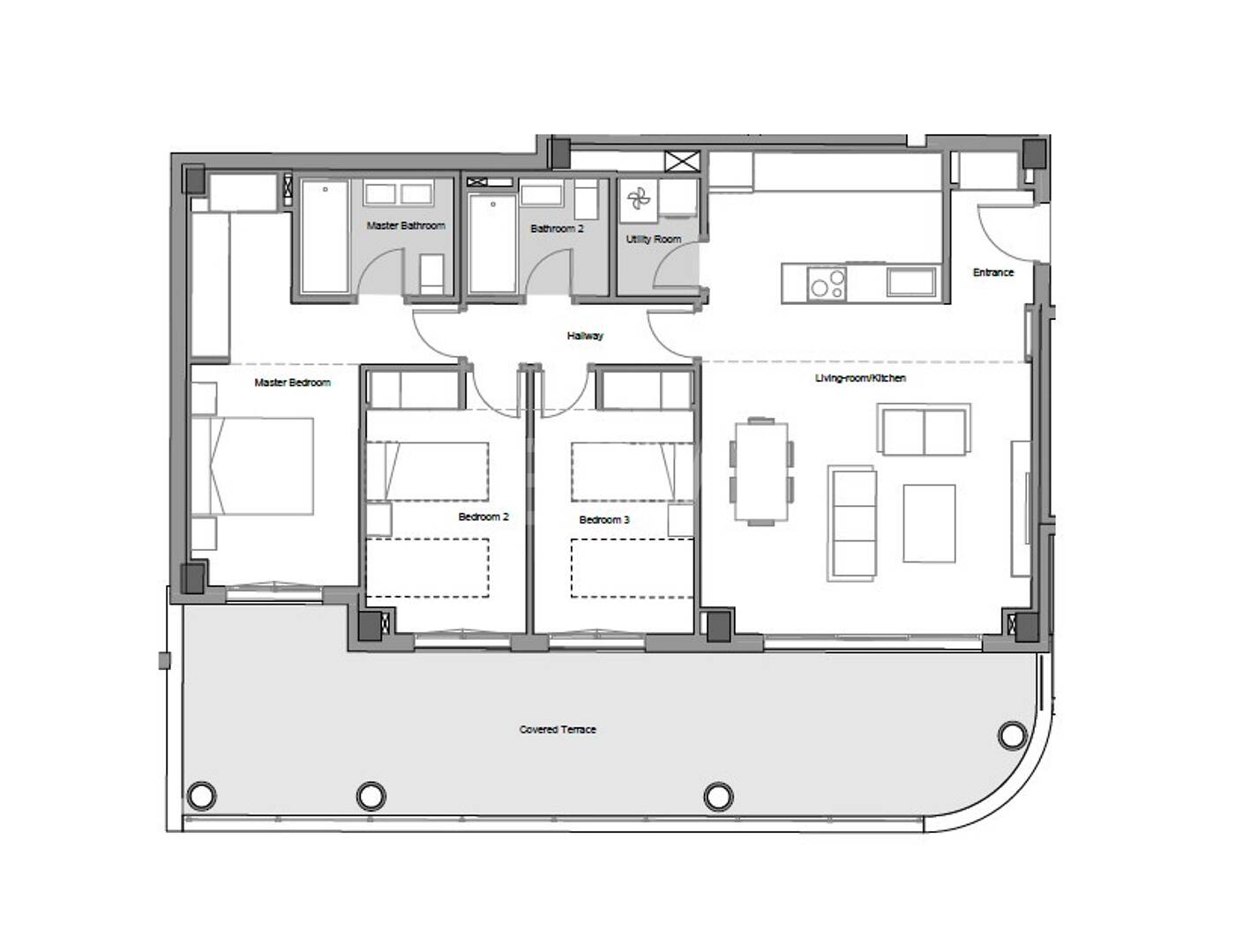 Apartamento en Altos de los Monteros - Nueva promoción con vistas al mar