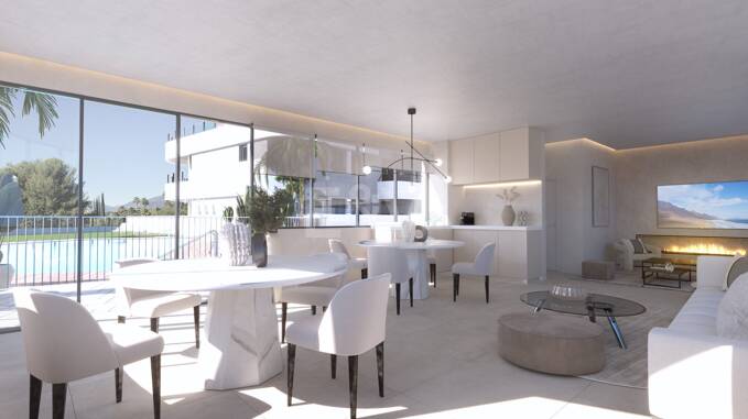 Apartamento en Altos de los Monteros - Nueva promoción con vistas al mar