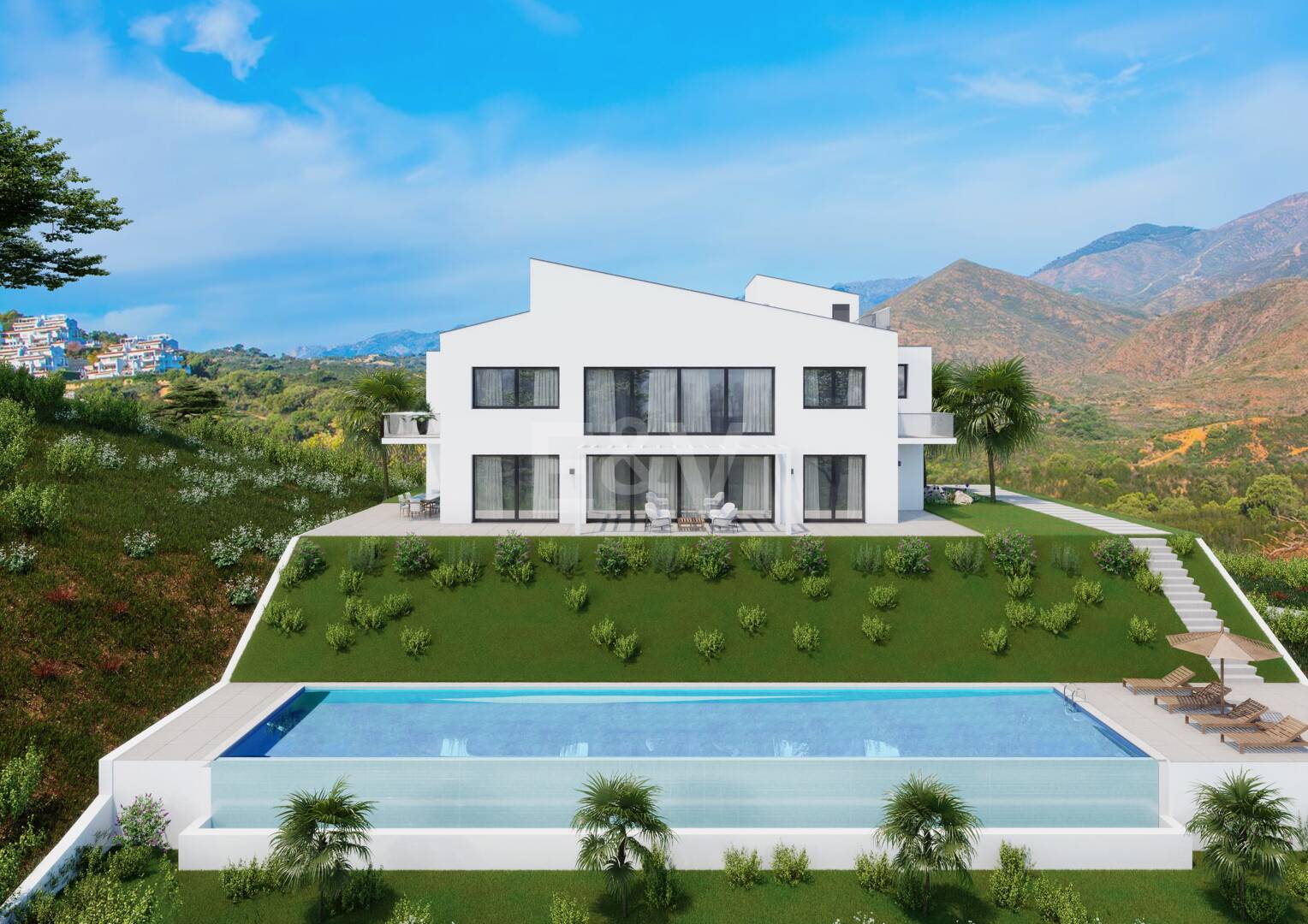 Exklusiv tomt i La Mairena med hisnande utsikt och projektalternativ