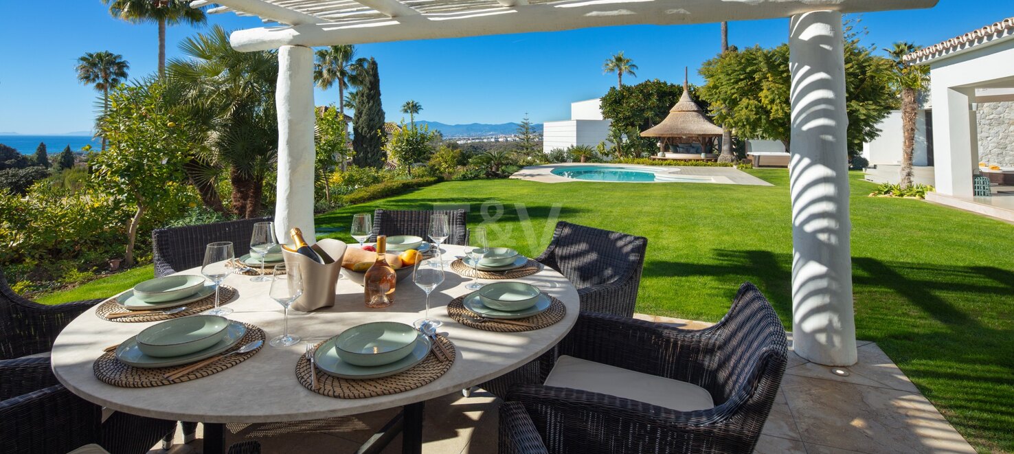 Exquisite Villa mit Meerblick in El Rosario