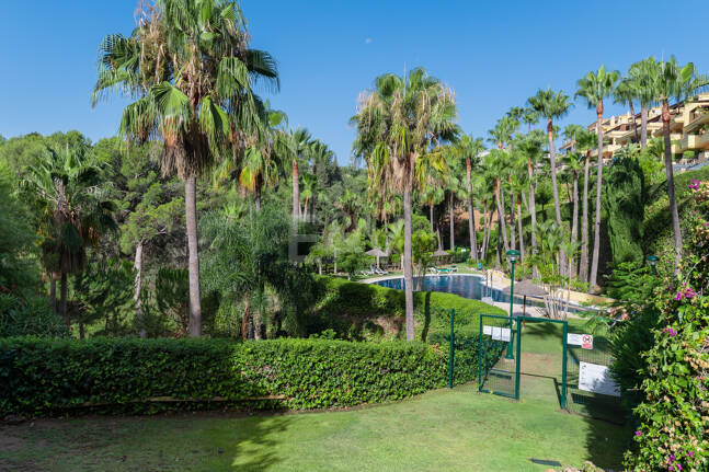 Exclusive Garden Apartment with Sea Views in Condado de Sierra Blanca
