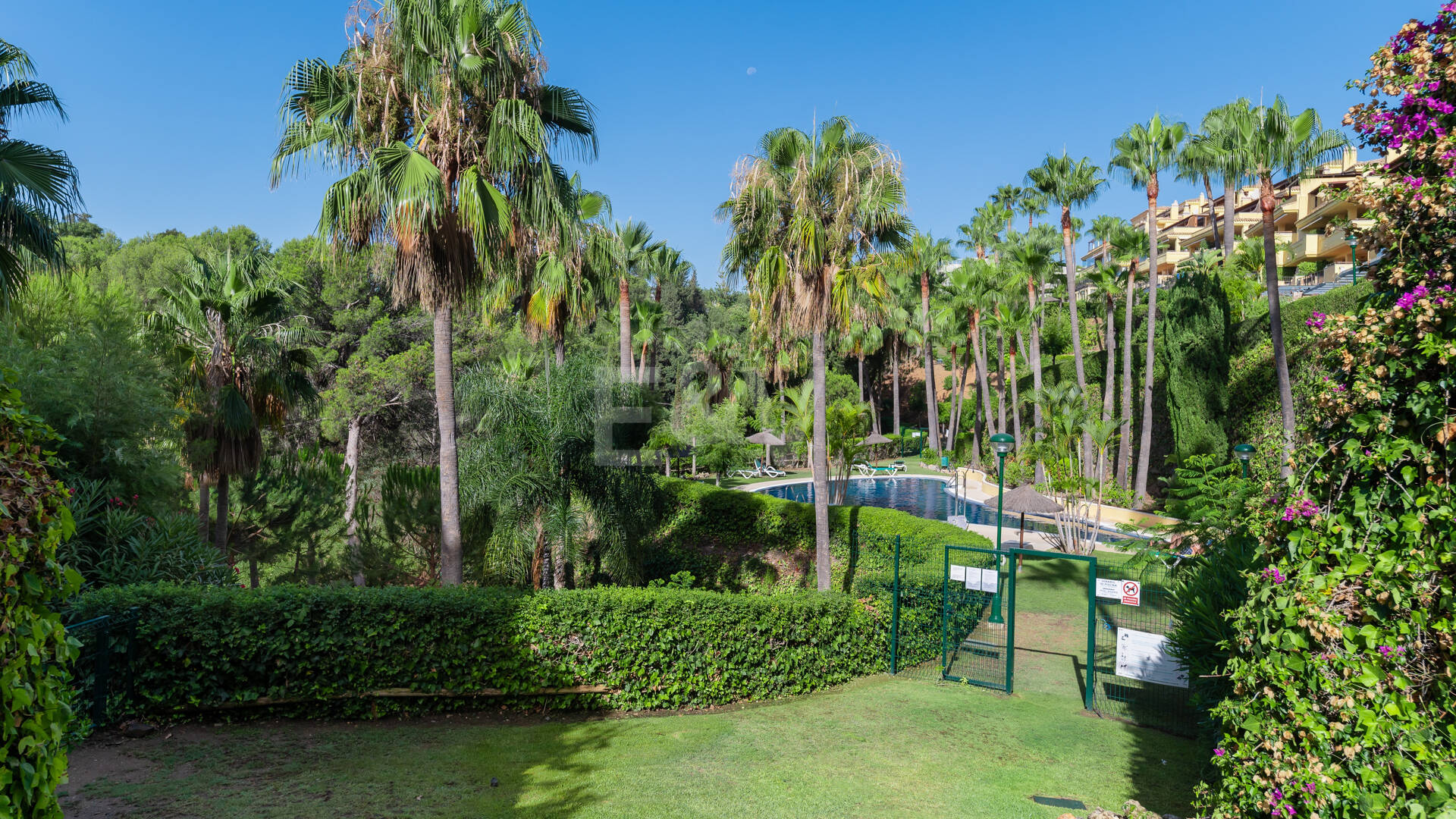 Exclusive Garden Apartment with Sea Views in Condado de Sierra Blanca