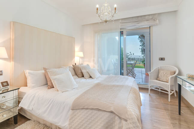 Exclusive Garden Apartment with Sea Views in Condado de Sierra Blanca