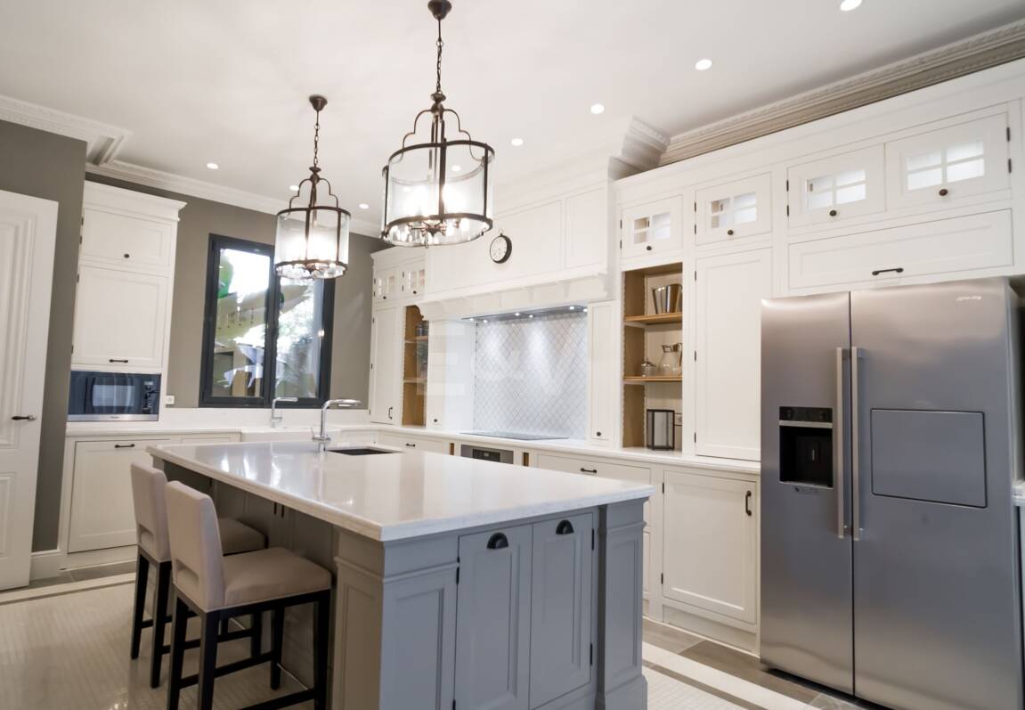 Lyxvilla med havsutsikt i exklusiva Los Flamingos Golf