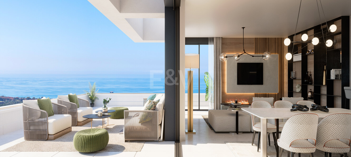 Luxusapartment mit Panoramablick in Los Altos de Los Monteros