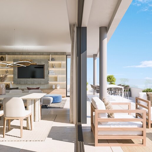 Luxusapartment mit Panoramablick in Los Altos de Los Monteros