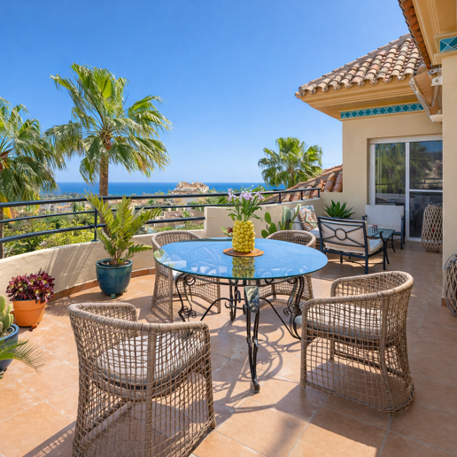 Penthouse with spectacular views of the sea, golf course, and nature