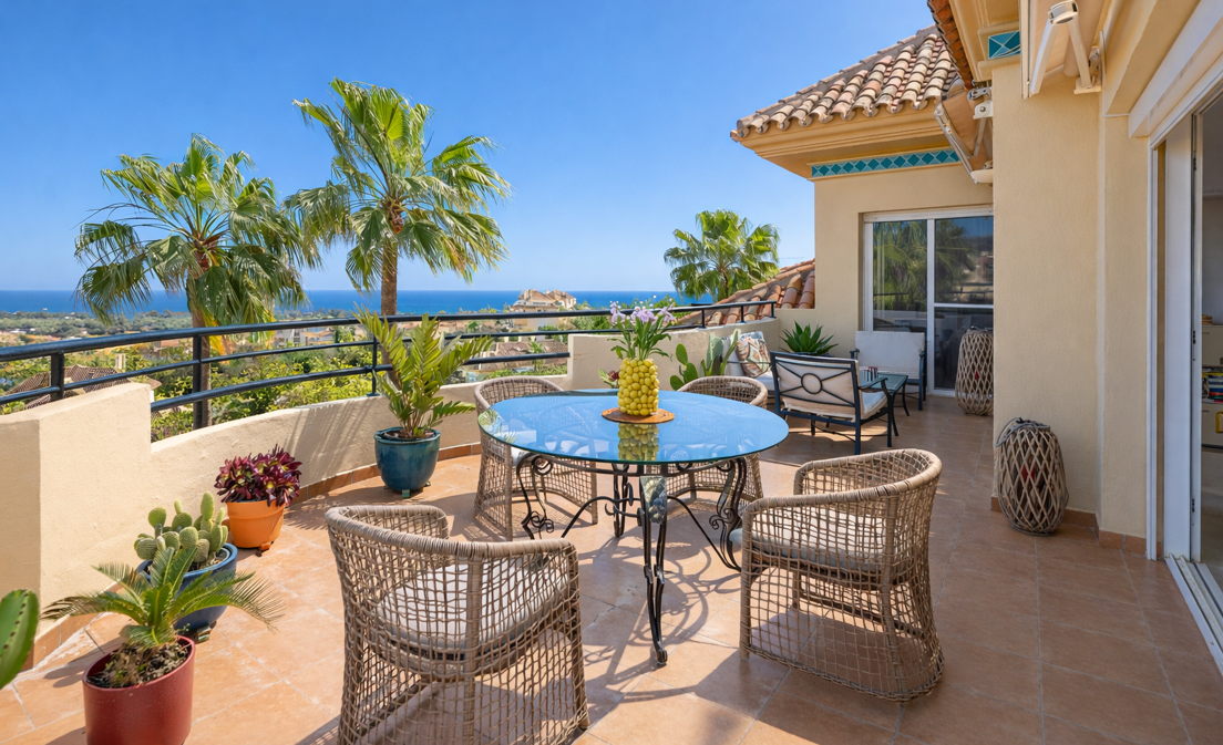 Penthouse with spectacular views of the sea, golf course, and nature
