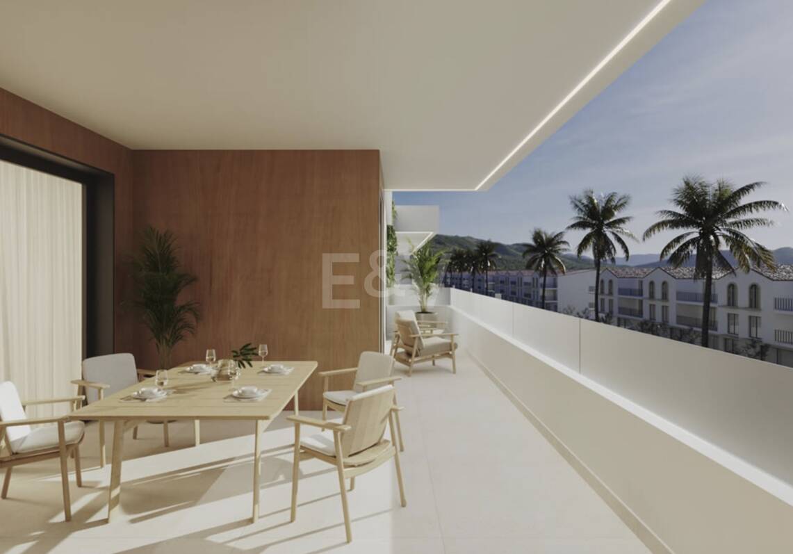 Bedroom Residence i San Pedro de Alcantara City Center med privat poolterrass