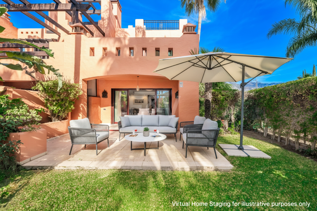 Doppelhaushälfte in einer geschlossenen Wohnanlage in der Nähe von Puente Romano