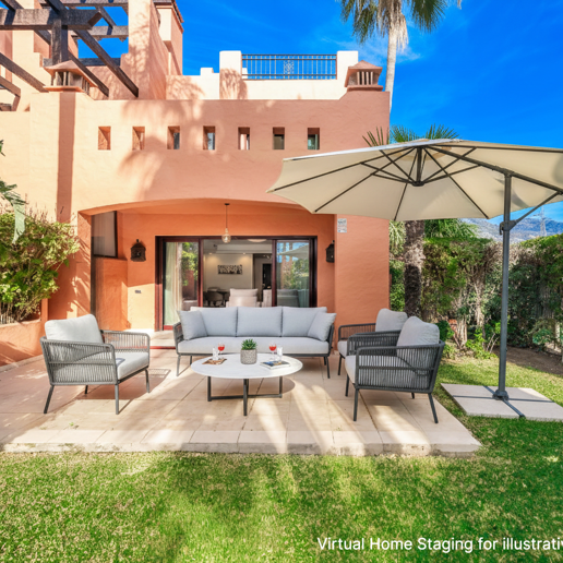 Doppelhaushälfte in einer geschlossenen Wohnanlage in der Nähe von Puente Romano