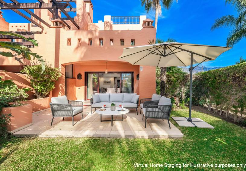 Doppelhaushälfte in einer geschlossenen Wohnanlage in der Nähe von Puente Romano