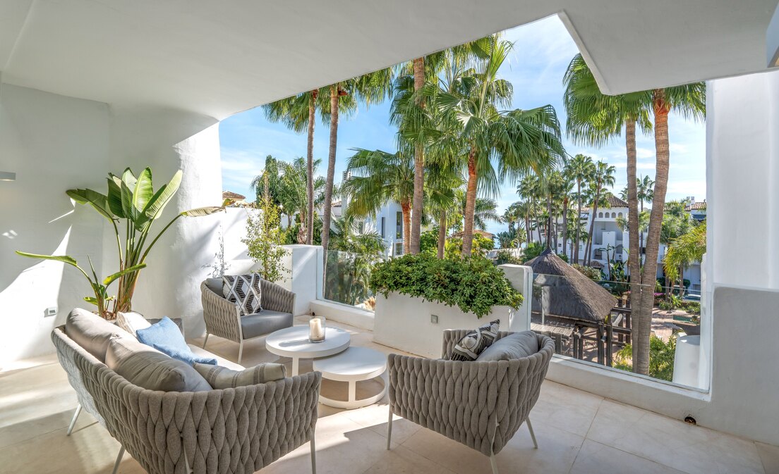 Duplex exclusif de quatre chambres à Puente Romano, Marbella