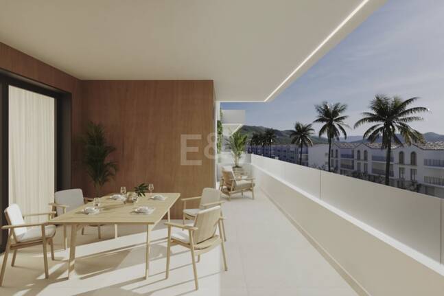 Modern 2 sovrum bostad i San Pedro de Alcantara City Center