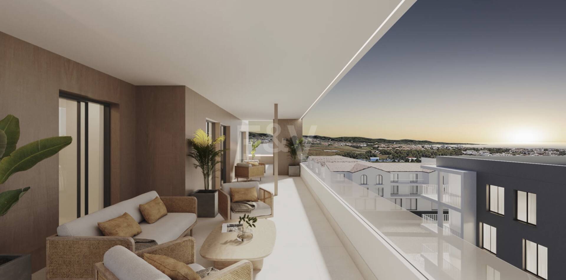 Modern 2 sovrum bostad i San Pedro de Alcantara City Center