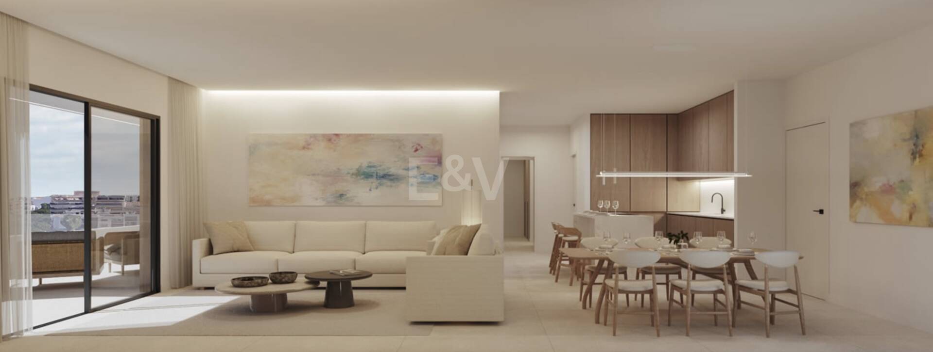 Moderne 2-Zimmer-Wohnung im Stadtzentrum von San Pedro Alcántara