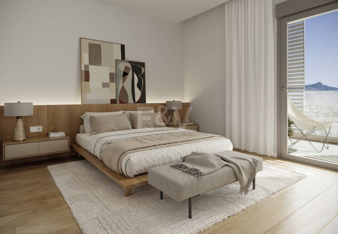 2 sovrum lägenhet i en prestigefylld ny utveckling i San Pedro Alcántara