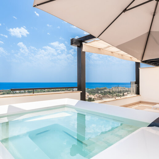 Sofisticado ático dúplex con impresionantes vistas