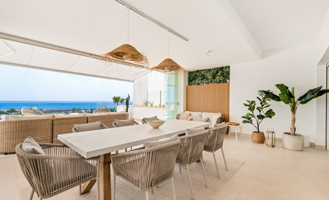 Stilvolles Duplex-Penthouse mit atemberaubenden Ausblicken