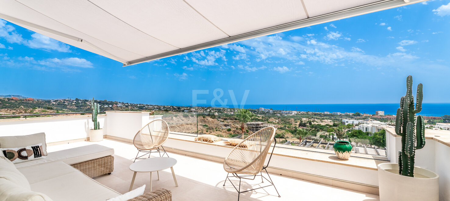 Sofisticado ático dúplex con impresionantes vistas