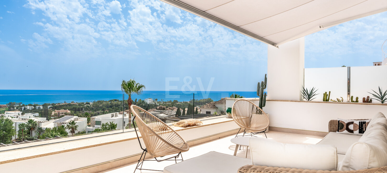 Sofisticado ático dúplex con impresionantes vistas