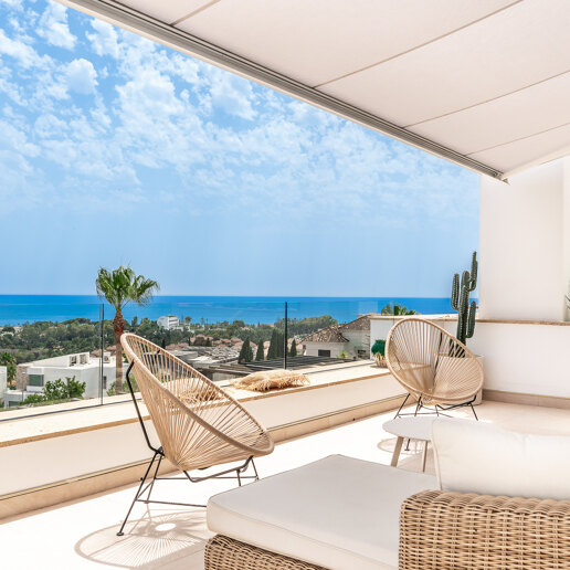 Sofisticado ático dúplex con impresionantes vistas