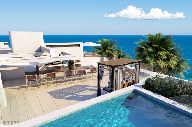 Exklusiv Duplex Retreat i Cabopino Prime Location nära Golf