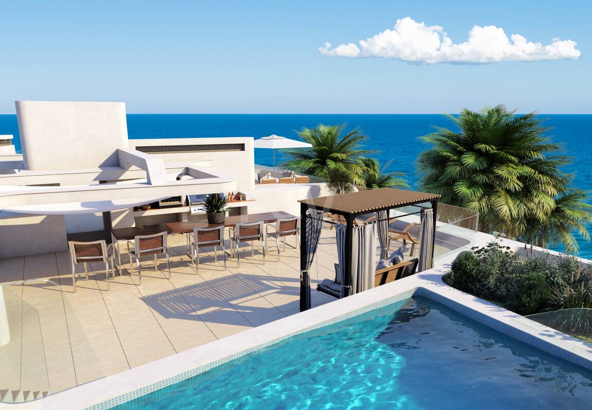 Exklusiv Duplex Retreat i Cabopino Prime Location nära Golf