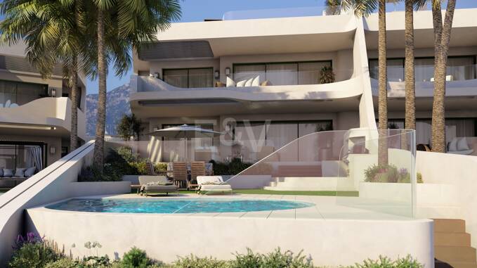 Exclusive Duplex Retreat in Cabopino’s Prime Location near Golf