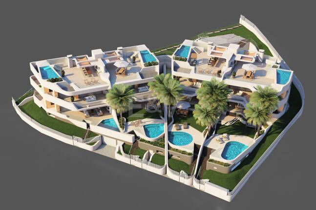 Duplex lägenhet med fantastisk utsikt i Cabopino