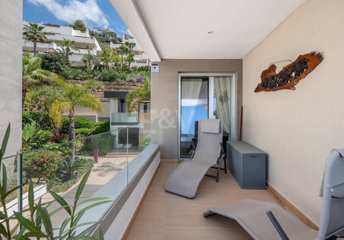 Appartement moderne de 3 chambres avec vue sur la mer à Botanic, Benahavís!
