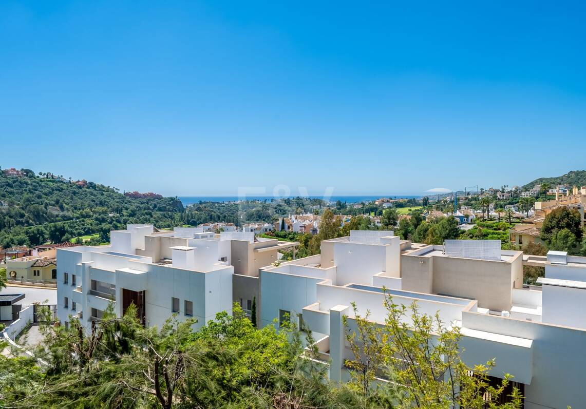Appartement moderne de 3 chambres avec vue sur la mer à Botanic, Benahavís!