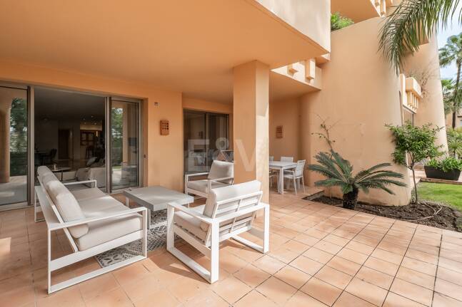 Sophisticated Garden Apartment in the Exclusive Mansion Club Community