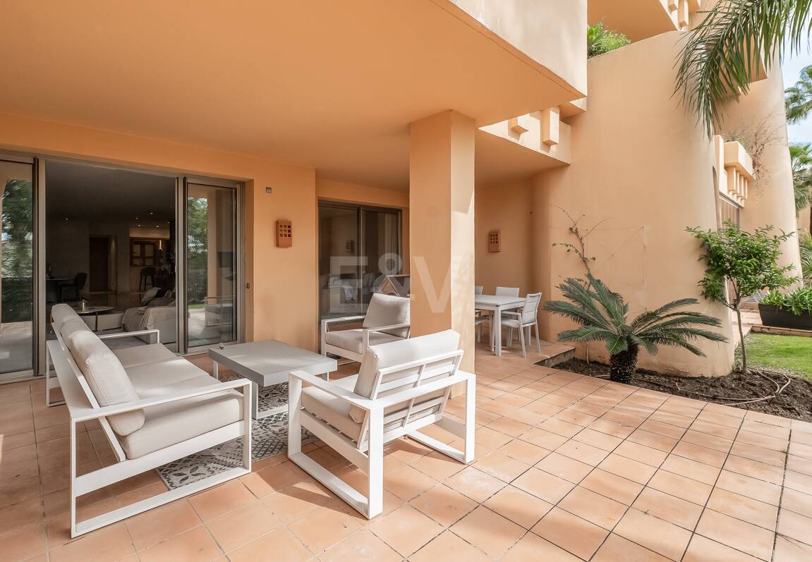 Sophisticated Garden Apartment in the Exclusive Mansion Club Community