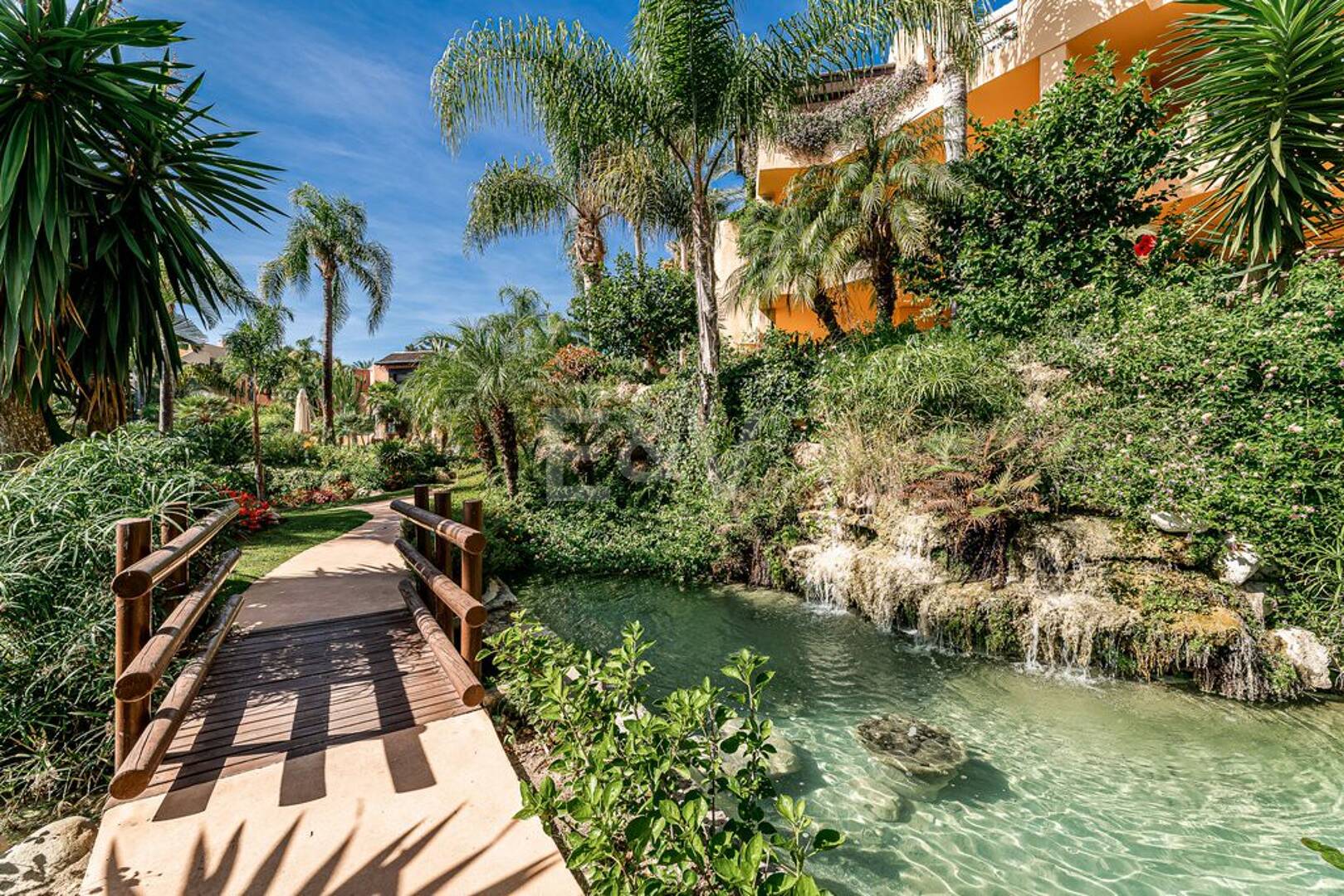 Sophisticated Garden Apartment in the Exclusive Mansion Club Community