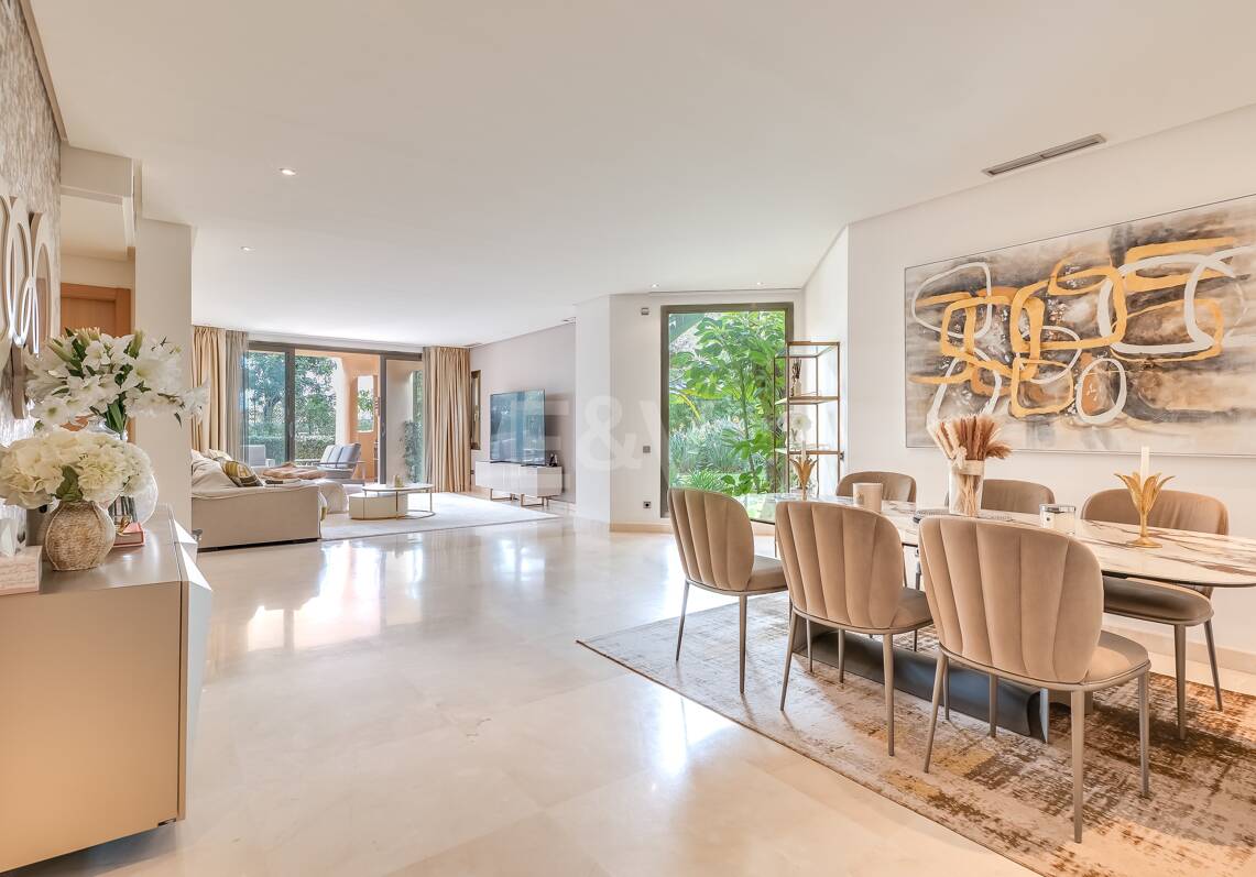 Sophisticated Garden Apartment in the Exclusive Mansion Club Community