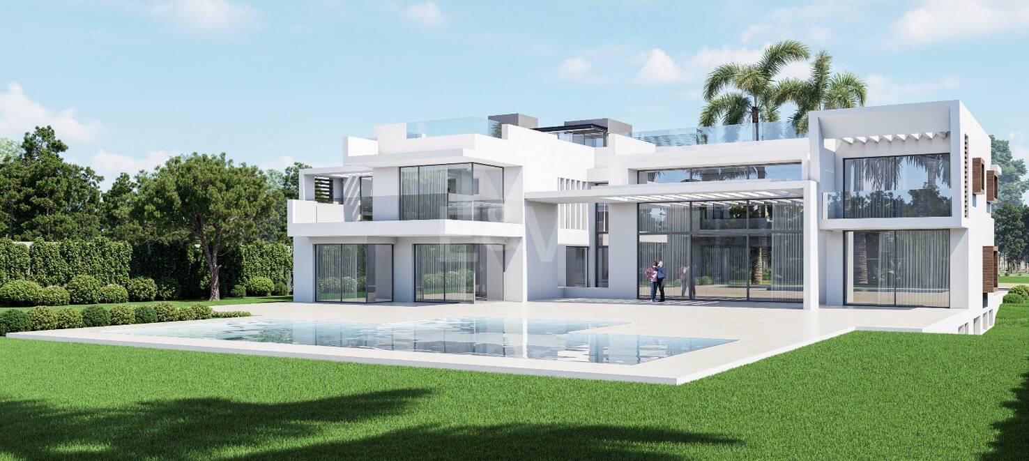 Exceptionell samtida nybyggd Villa bara några steg från stranden i Guadalmina Baja