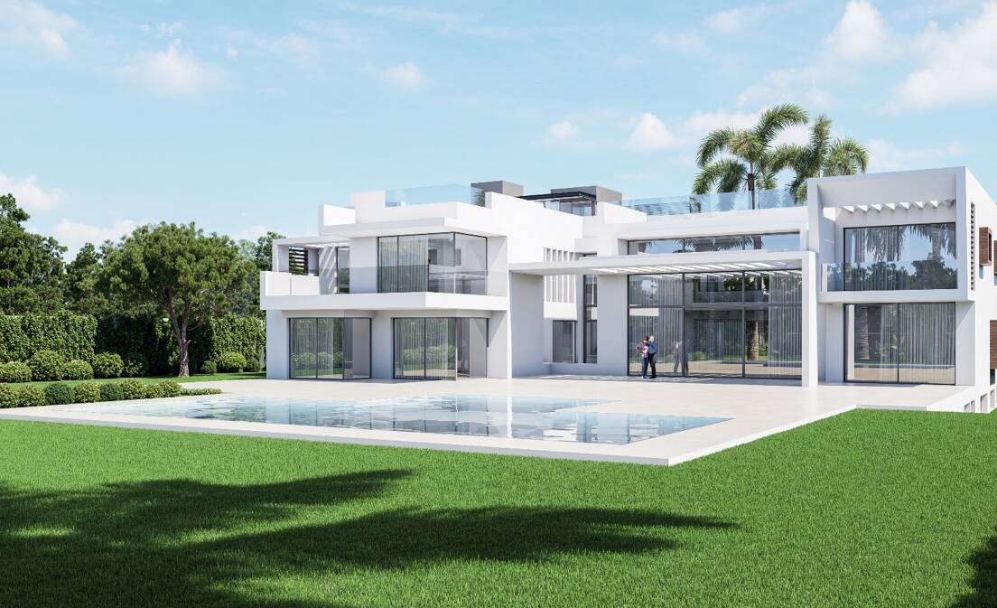 Exceptional Contemporary Newly Built Villa just steps from the Beach in Guadalmina Baja