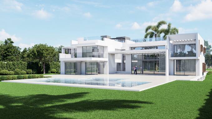 Exceptional Contemporary Newly Built Villa just steps from the Beach in Guadalmina Baja