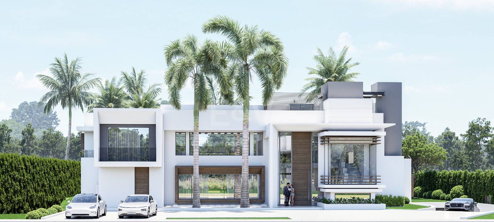 Exceptionell samtida nybyggd Villa bara några steg från stranden i Guadalmina Baja