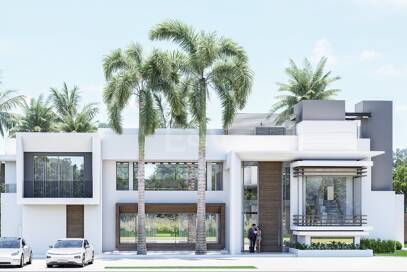 Exceptionell samtida nybyggd Villa bara några steg från stranden i Guadalmina Baja