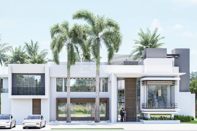 Exceptionell samtida nybyggd Villa bara några steg från stranden i Guadalmina Baja