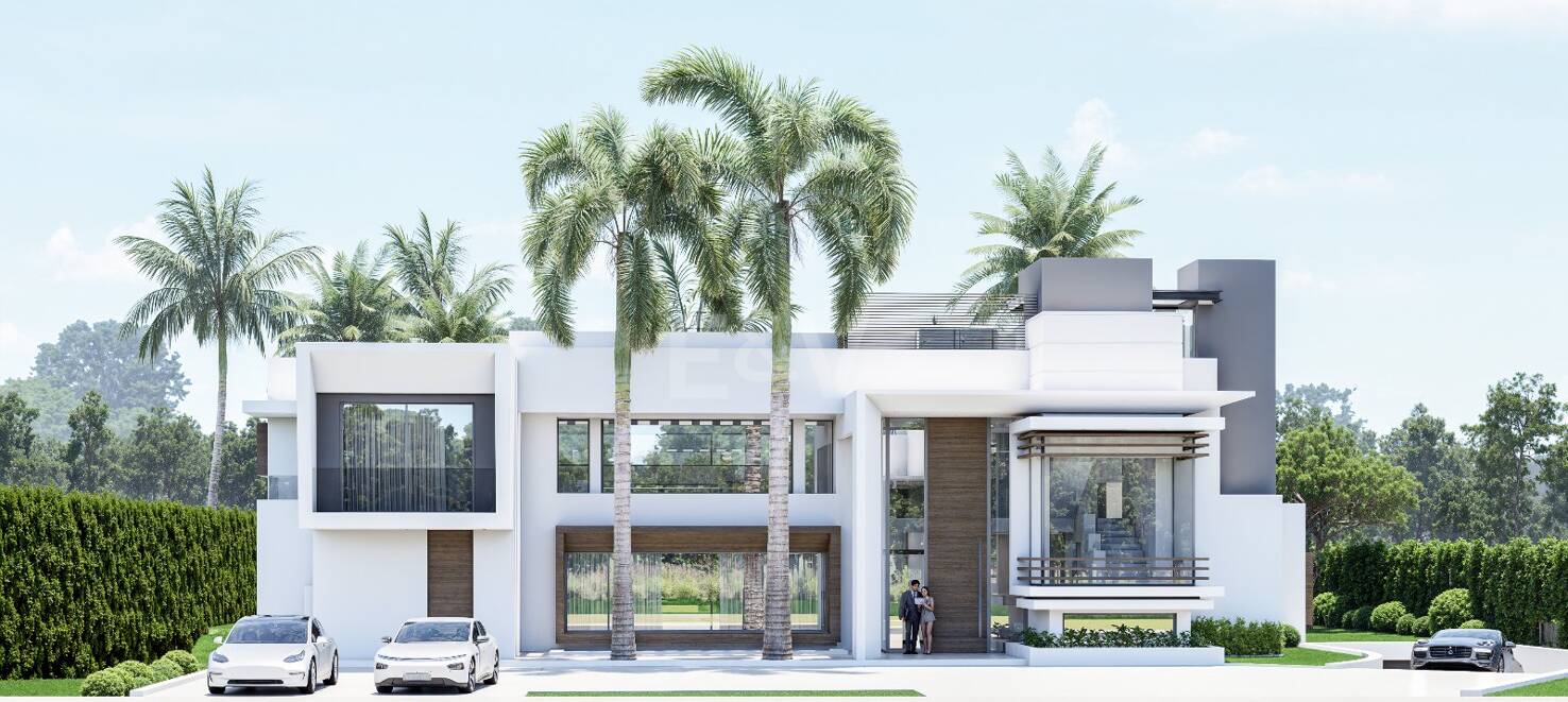 Exceptionell samtida nybyggd Villa bara några steg från stranden i Guadalmina Baja